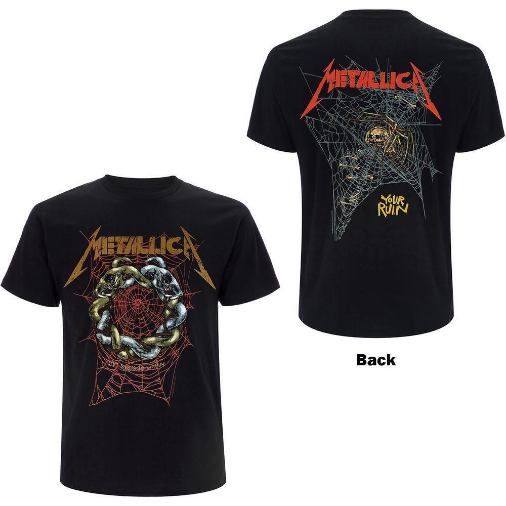 Metallica Unisex T Shirt Ruinstruggle Back Print 2 Sided